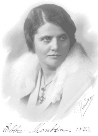  Ebba Maria Sofia Montén 1891-1971